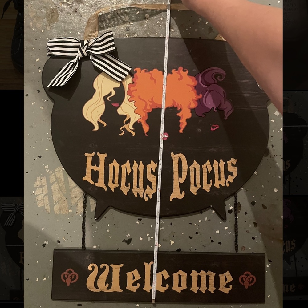 Hocus Pocus door/wall hanger - Picture 2 of 7